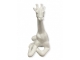 STATUE STATUE GIRAGE RESINE HT 80 CM BLANCHE