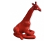 STATUE STATUE GIRAGE RESINE HT 80 CM ROUGE