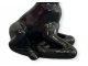 STATUE GIRAFE EN RESINE HT 80 CM NOIRE