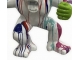 STATUE GORILLE EN RESINE 63 CM - BLANC MULTICOLORE