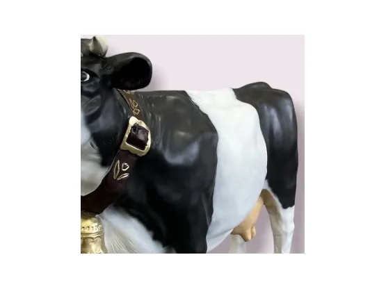 STATUE VACHE EN RESINE LONGUEUR 110 CM