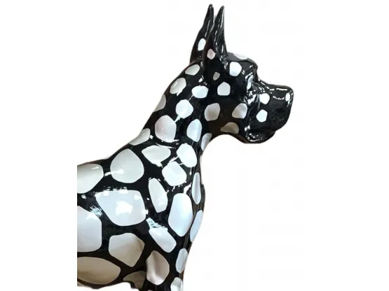 STATUE DOGUE ALLEMAND EN RESINE 110 CM