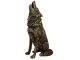 LOUP EN RESINE HAUTEUR 121 CM