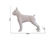 STATUE BOXER EN RESINE H 90CM