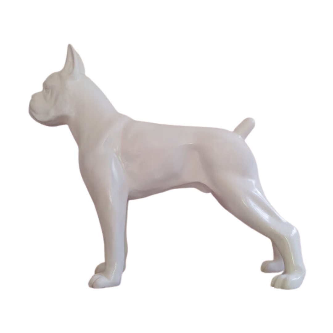 STATUE BOXER EN RESINE H 90CM