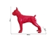 STATUE BOXER EN RESINE H 90CM