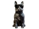 BOULEDOGUE LUNETTES CRAVATE EN RESINE H 60CM