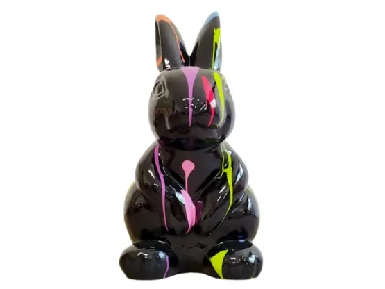 LAPIN EN RESINE H 83CM