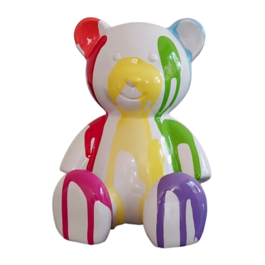 MINI OURSON TEDDY EN RESINE H 15CM