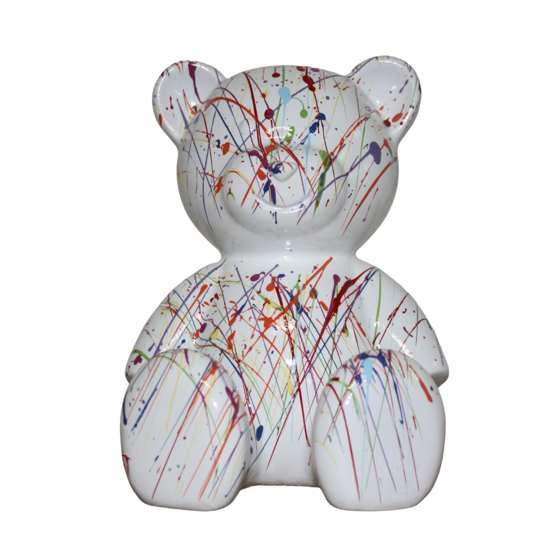 MINI OURSON TEDDY EN RESINE H 15CM