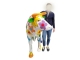 VACHE A FLEURS EN RESINE L 225CM