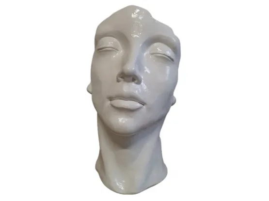 VISAGE EN RESINE H 48 CM