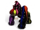 STATUE DONKEY EN RESINE TRASH NOIR 90 CM
