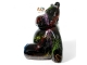 STATUE HIPPOPOTAME EN RESINE NOIR SPLASH HT 100 CM