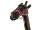 STATUE GIRAFE NOIRE SPLASH EN RESINE 210 CM