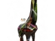 STATUE GIRAFE NOIRE SPLASH EN RESINE 210 CM