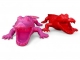 CROCODILE EN RESINE ROSE 215 CM