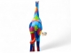 STATUE GIRAFE MULTICOLORE EN RESINE 210 CM