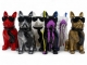 MINI CHIEN TRASH NOIR EN RESINE H 18 CM