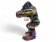 GORILLE EN RESINE NOIR SPLASH 63 CM