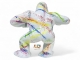 GORILLE EN RESINE BLANC SPLASH 63 CM
