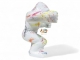 GORILLE EN RESINE BLANC SPLASH 63 CM