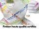 GORILLE EN RESINE BLANC SPLASH 63 CM