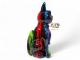 CHAT EN RESINE LUNETTES ET CRAVATE 80 CM