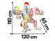 STATUE GORILLE EN RESINE 110 CM - BLANC MULTICOLORE