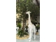 STATUE GIRAFE BLANC SPLASH EN RESINE 210 CM
