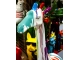 GIRAFE EN RESINE 210 CM TRASH BLANC