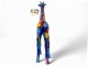 GIRAFE EN RESINE 60 CM MULTICOLORE