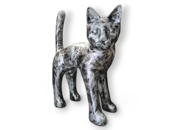 STATUE CHAT XXL EN RESINE H 150CM