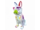 STATUE CHIEN BOULEDOGUE FRANCAIS EN RESINE NOIR TRASH 190 CM