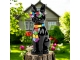CHAT EN RESINE LUNETTES ET CRAVATE NOIR / SMARTIES 80 CM