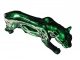 PANTHÈRE EN RESINE PATINÉ VERT 80 CM