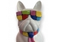 STATUE BOULEDOGUE FRANCAIS EN RESINE 120 CM SMARTIES