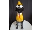 CHIEN LUNETTES CHAPEAU EN RESINE