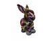 STATUE LAPIN EN RESINE HT 60 CM - SPLASH NOIR