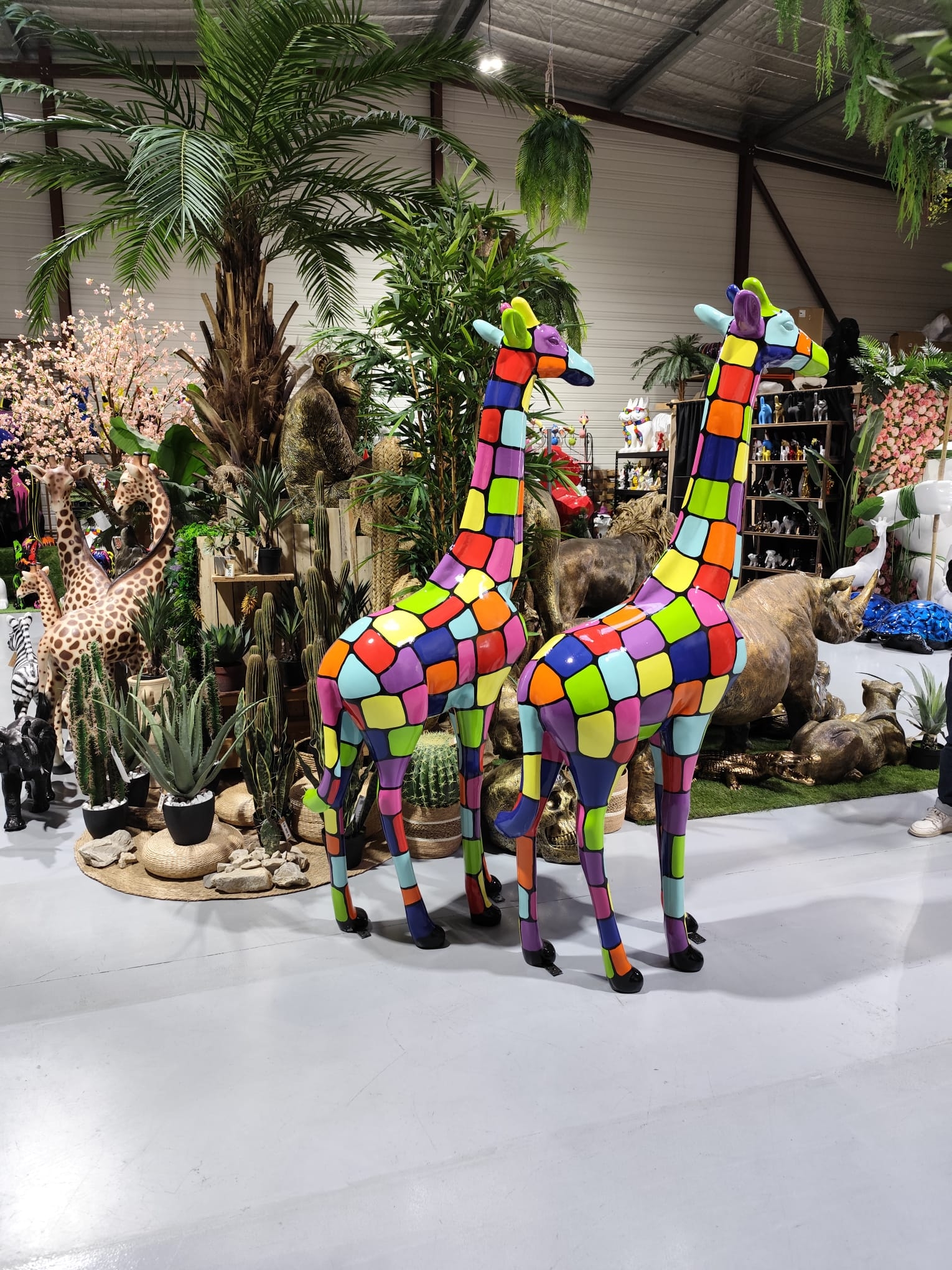 GIRAFE EN RESINE 210 CM SMARTIES