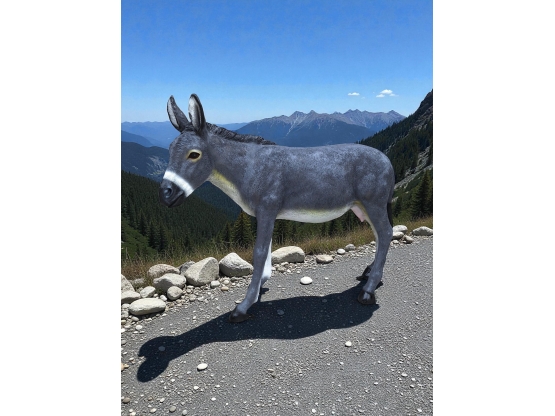 ANE ORIGINAL EN RESINE 140 CM