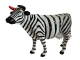 VACHE EN RESINE ZEBRE 225CM