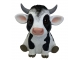 VACHE EN RESINE ASSISE 29 CM