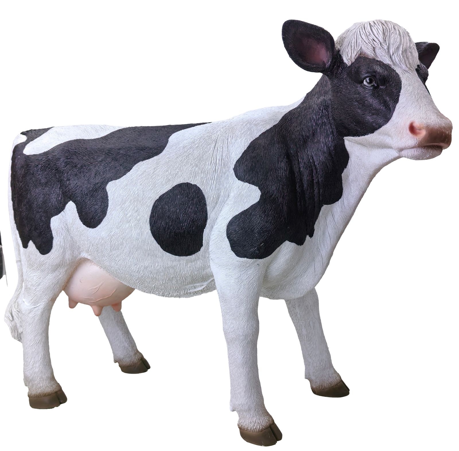 VACHE EN RESINE DEBOUT 52 CM