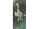 GIRAFE EN RESINE 210 CM ZEBRE MULTICOLORE