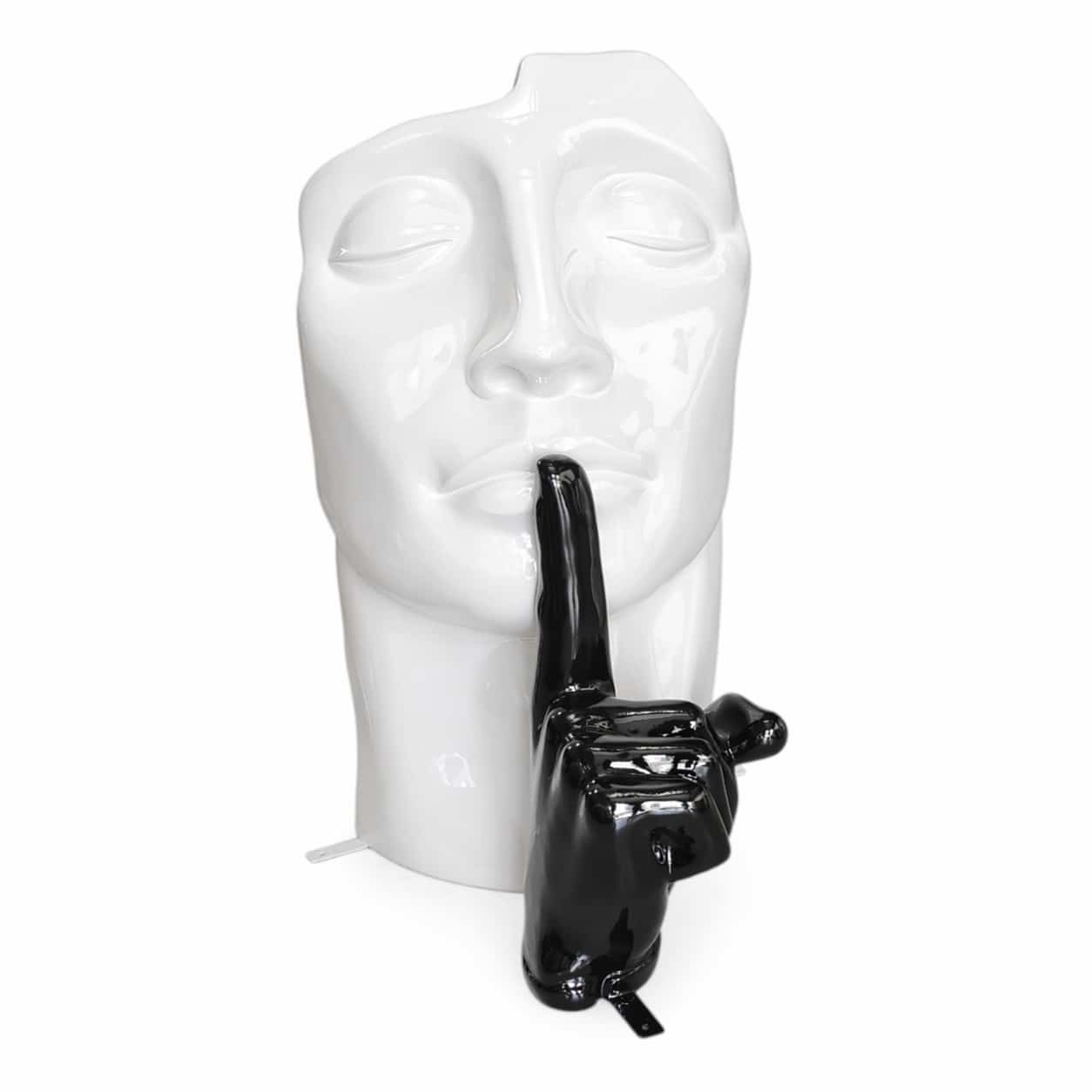 VISAGE EN RESINE CHUT 135 CM