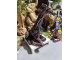 GIRAFE ASSISE EN RESINE 85 CM SPLASH NOIR