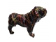 BOULEDOGUE USA EN RESINE SPLASH NOIR 90 CM