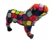 BOULEDOGUE USA EN RESINE SMARTIES NOIR 90 CM