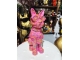 CHAT EN RESINE LUNETTES ET CRAVATE 29 CM